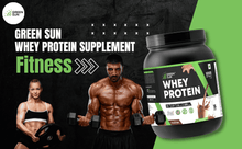 Load image into Gallery viewer, Green Sun Whey Protein 500g Specs