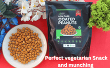 Load image into Gallery viewer, Green Sun Low Carb Coated Peanuts 200G | Healthy | Masala | Party Snacks | Crispy | Keto Friendly | Tasty Savoury Snack | Low Calorie
